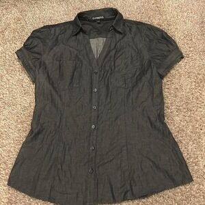 Rare vintage Express button-up top